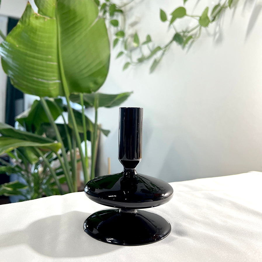 Black Candle Holder